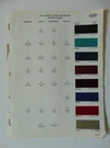 Original Dupont Gm Corp Paint Chip Sheet - 1966 Chevrolet,buick,pontiac,olds. Fixed Price $15.00.