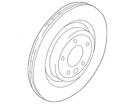 Genuine Disc Brake Rotor LR161899. Fixed Price $252.59.