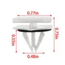 Qty 100 Rocker Panel Moulding Clips Retainer For Gm Chevy Avalanche 11518357. Fixed Price $10.43.