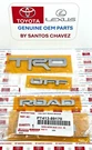 2016-2024 4RUNNER Trd Off Road Silver Emblem Set Genuine Oem Part PT413-89170. Fixed Price $47.99.