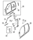 Genuine Mopar C-pillar Reinforcement Right 55112270AB. Fixed Price $12.45.