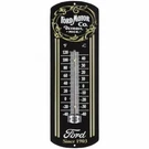Metal Ford Thermometer - Black & Gold * Classic Garage Any Room Free Ship. Fixed Price $18.50.