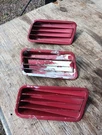Three 1967 Ford Mustang Fastback Quarter Panel Insert Side Scoop Fomoco Vents ?. Fixed Price $45.00.