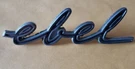 1966 1967 1968 Amc Rambler Rebel Script "ebel" Fender Emblem Oem. Fixed Price $21.95.