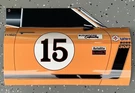 Wow! 1970 Parnelli Jones Ford Mustang Boss 302 Trans Am Series Door Style Sign. Fixed Price $59.00.