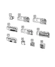 Genuine Mopar Instrument Panel Switch 68309258AB. Fixed Price $15.37.