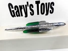Vintage Oldsmobile Jet Hood Ornament With Green Lucite Insert. Fixed Price $29.99.