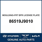 2018-2021 Hyundai Kona Moulding-frt Bpr License Plate Oem New 86519J9010. Fixed Price $119.73.