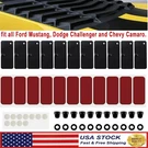 Rear Window Louvers Hardware Kits Ford Mustang Dodge Challenger Camaro 12PCS. Fixed Price $22.50.