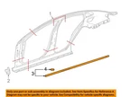 Gm Oem 16-23 Malibu Pillars, Rocker Floor Uniside-lower W'strip 84098852. Fixed Price $52.65.