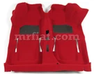 Fiat 500 Red Interior Moulded Carpet 1957-75 New. Fixed Price $245.00.