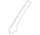 Genuine Volkswagen Windshield Pillar 1Q0-810-149-A. Fixed Price $116.55.