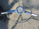 1964 1965 Chevy Bel-air Biscayne Steering Wheel Horn Shroud 9741000 Gm. Fixed Price $19.99.