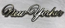 1966 Chrysler New Yorker Front Fender Script Nameplate Emblem. Fixed Price $45.00.