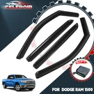 For Dodge Ram 1500 Crew Cab 2019-2025 In-channel Window Visors Vent Rain Guards. Fixed Price $27.99.