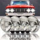 Dot 4PCS 3/4" 5.75" Led Headlights Angel Eyes High Low Beam For Mercury. Fixed Price $99.42.