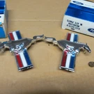 Nos Ford Mustang 1965 66 Tri Bar Horse Running Fender Emblem Pair Lh Lot #b. Fixed Price $85.00.