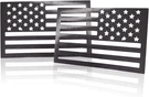 American Flag Magnet Decal, 2 Pack 6.1 X 3.7 Inch Usa Small, Black. Fixed Price $13.35.