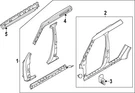 Genuine Nissan Outer Rocker Panel Front Bracket G6290-7JAMA. Fixed Price $45.64.