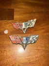Oem 1964-67 Chevy Fender Emblems (pair) # 3840318. Fixed Price $18.00.