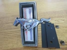 1969 Mustang Original Grille Emblem C9ZB-8B369-B + C9ZB-8A185-A. Fixed Price $20.00.