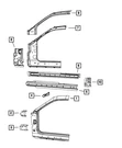 Genuine Mopar A-pillar Bracket Right 68158734AB. Fixed Price $23.88.
