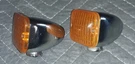 Vintage Bullet Motorcycle Lh Left Rh Right Turn Signal Set Chrome W/amber Lens. Fixed Price $59.98.
