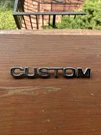 Original 1980-1986 Ford Series Trucks "custom" Fender Emblem #EOTB-16B114-C. Fixed Price $20.00.