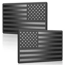 2 Pack Car American Flag Sticker, Black 3D Us Decal For Vehicles, 5"X 3" Smal.... Fixed Price $35.92.
