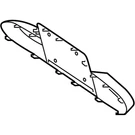 New Genuine Mercedes-benz Cover, Bumper Area 1188859100 / 118-885-91-00 Oem. Fixed Price $172.54.