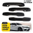 4X For 2022-2024 2025 Acura Integra Door Handle Covers With Front Smartkey Black. Fixed Price $37.19.