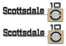 Oer Front Fender "scottsdale 10" Emblem Set For 1975-1980 Chevy Pickup Trucks. Fixed Price $119.98.