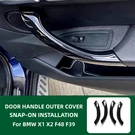 Car Interior Door Handle Trim Accessories Black Fits 2016-2022 Bmw X1 X2 F48 F39. Fixed Price $49.98.