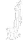 Genuine Audi Air Baffle 4K0-121-284-BK. Fixed Price $44.46.