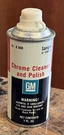 Vintage Ounce Gm Chrome Cleaner And Polish Sample Of 1050173 Half Full. Fixed Price $19.95.
