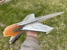 1950 Pontiac Chieftain Chrome Hood Ornament Indian Head Jet Airplane 513872. Fixed Price $380.00.