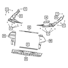 For Dodge Durango 2016-2020 Mopar 68277378AA Closeout Panel. Fixed Price $27.83.