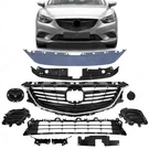 Bumper Grille Radiator Support Bracket Fog Light Cover Set For 2014-2017 Mazda 6. Fixed Price $119.99.