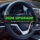 Black 15" Steering Wheel Cover Leather For Honda Element 2003-2011. Fixed Price $26.99.