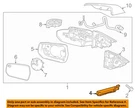 Gm Oem 16-25 Malibu Front Door Outside Mirrors-mirror Assy Seal 23310332. Fixed Price $19.61.