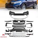 For Honda Pilot 2019-2022 Front Bumper Cover Kit W/grille Chrome/skid Plate/trim. Fixed Price $739.89.