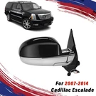 Right Passenger Power Mirror For Cadillac Escalade 2007-2014 Fold Heated Primed. Fixed Price $167.99.