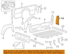 Ford Oem 99-07 F-250 Super Duty Pick Box Bed-rear Pillar Right F81Z9941038AA. Fixed Price $267.03.