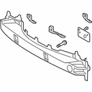 Genuine Kia Impact Bar 86630-3W010. Fixed Price $285.34.