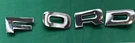 Vtg 1965 66 Ford 250 Letter Truck Grille Emblem Badge C5TB-8A342-(A-B-C-D). Fixed Price $85.00.