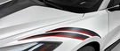 2020-2025 Corvette C8 Fender Hash Mark Pkg 86596239 Carbon Flash W/ Red Accents. Fixed Price $259.98.