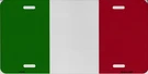Smart Blonde Italy Flag Metal License Plate. Fixed Price $18.73.