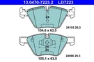 Ate 13.0470-7223.2 Brake Pad Set, Disc For Bmw. Fixed Price $134.22.
