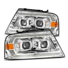 Alpharex 880135 Series Projector Headlights Black 04-08 Ford F150. Fixed Price $455.65.