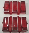 Pair Brake Tail Lights Lenses W/ Stainless Trim 1969 Ford Mustang. Fixed Price $64.99.